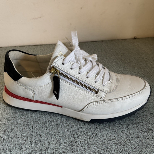 Paul green sneaker leder weiß - green,