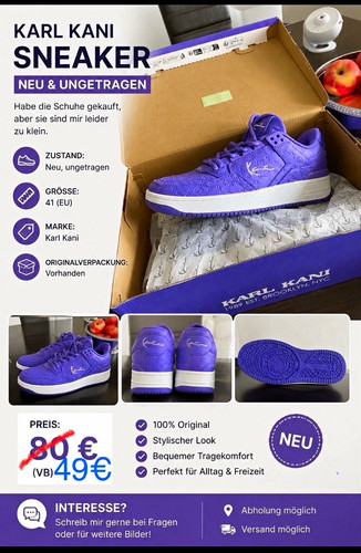 Karl kani herren - sneaker, low
