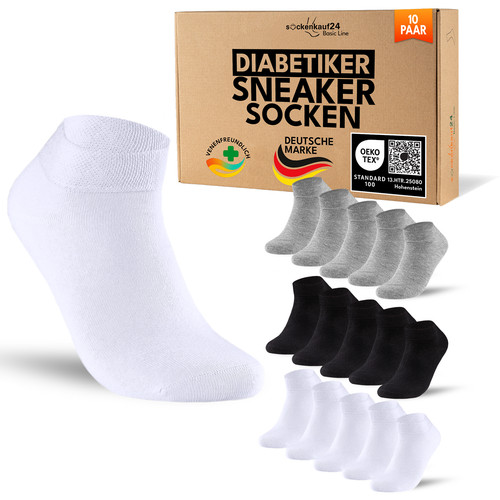 Diabetiker sneaker socken - diabetiker,